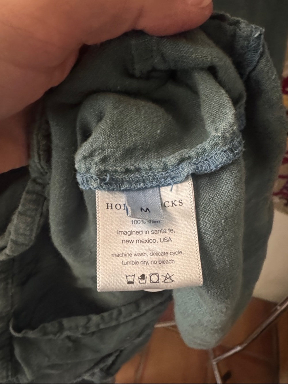 Washed Teal Button-Front Jean Jacket - Picture 4 of 4